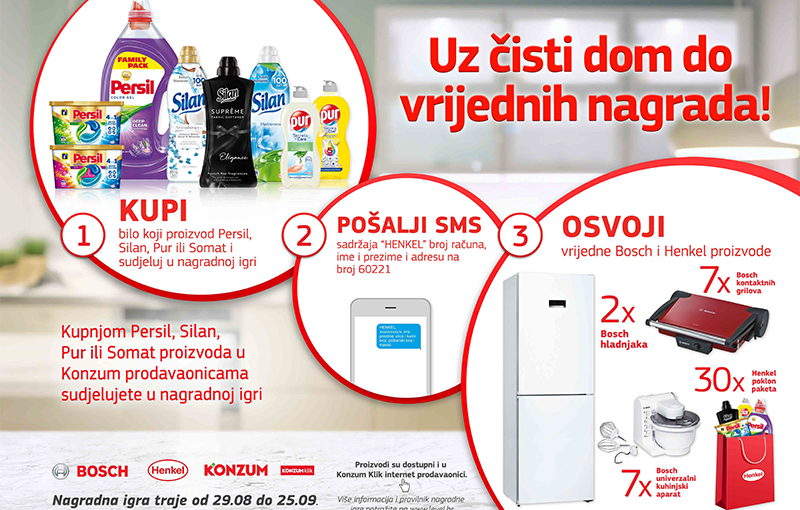 Henkel Croatia – Uz čisti dom do vrijednih nagrada!