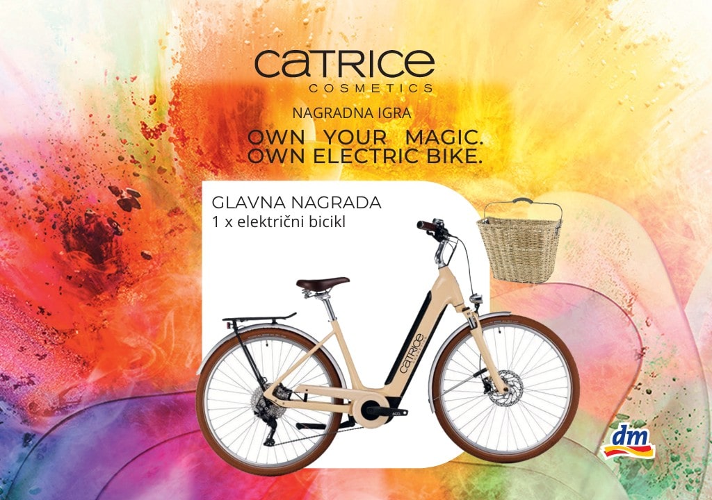 Catrice nagradna igra: Catrice OWN YOUR MAGIC, OWN ELECTRIC BIKE