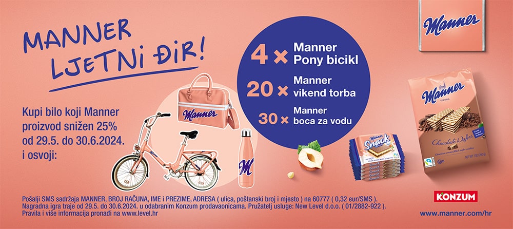 Manner nagradna igra: Manner ljetni đir!
