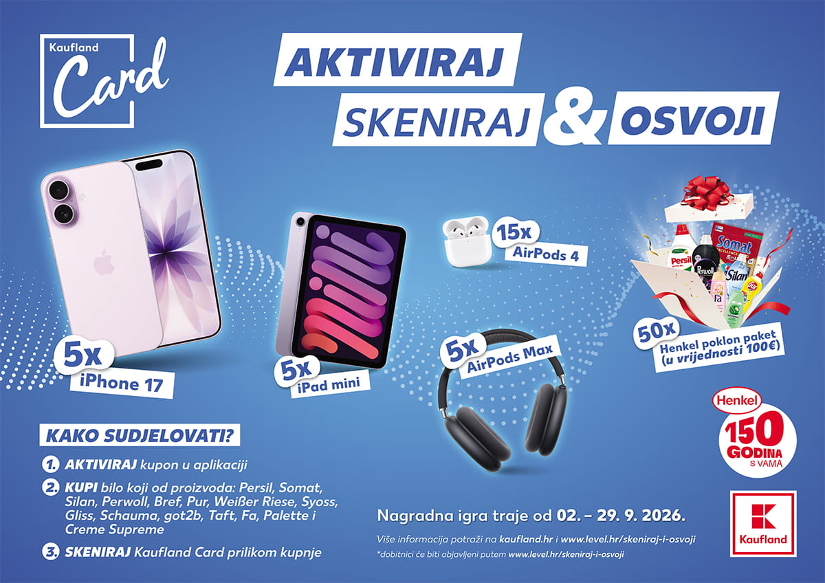 Henkel nagradna igra: Kaufland Card i Henkel nagrađuju