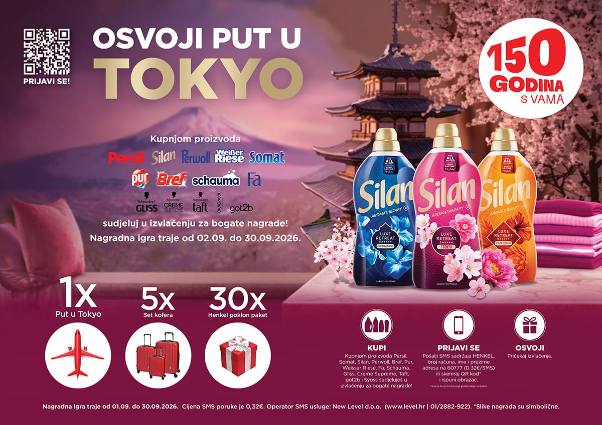 Henkel nagradna igra: Osvoji putovanje u Tokio